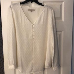 Beautiful white blouse from Loft